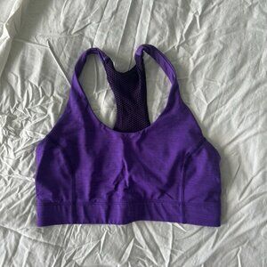 OUTDOOR VOICES Doing Things Sports Bra Neon Purple Size Small